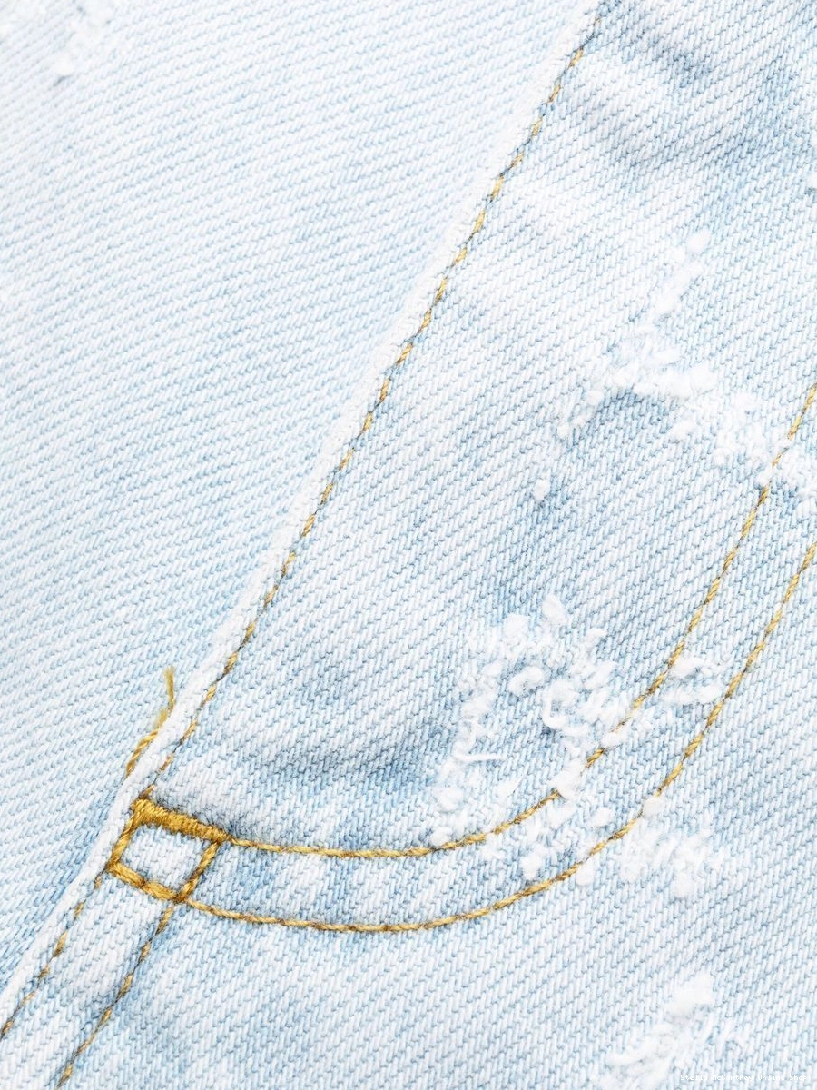 Affordable McCartney Stella Logo distressed culottes Stella Women denim 0819
